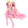 nouveau hatsune miku anime figure jouets rose cerise robe miku kawaii dessin animé pvc action figurine modèle poupées anniversaires cadeaux enfants