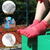 coolmax – chaussettes d'athlétisme à cinq doigts, évacuant l'humidité, respirantes, à séchage rapide, légères, pour marathon, sport