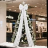 grand nœud décoratif de noël 2025, nœuds décoratifs de noël, pour la décoration d'arbre de noël, portes d'entrée, activités de plein air