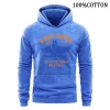 sweat à capuche vintage 100% coton délavé pour homme, pull confortable, chemise de dehors, automne