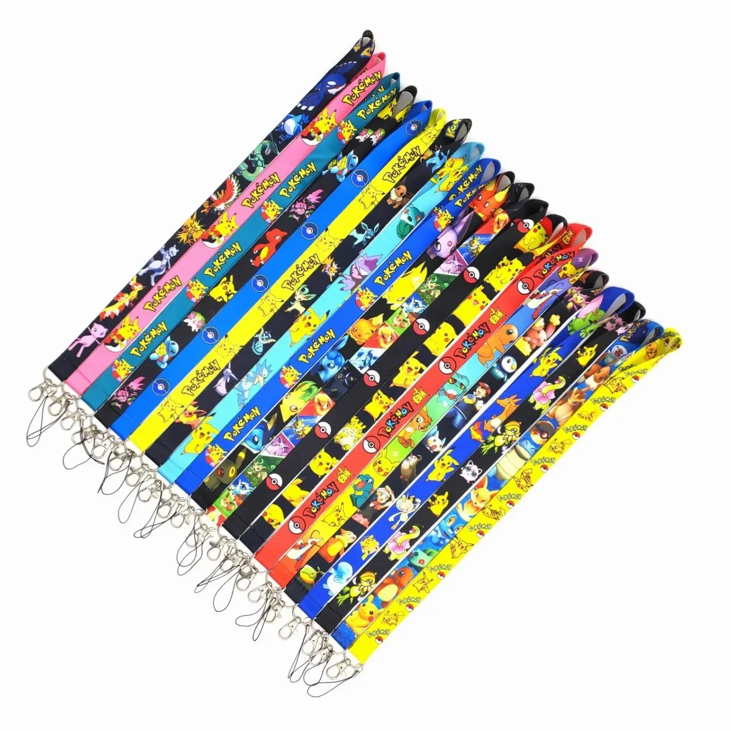 lanière de clé pokemon pikachu, motif de dessin animé, appareil photo portable, téléphone, corde de cou suspendue, décorations, cadeaux pour enfants lanière de clé pokemon pikachu, motif de dessin animé, appareil photo portable, téléphone, corde de cou suspendue, décorations, cadeaux pour enfants