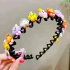 accessoires de cheveux pour filles cravates bandeaux bande bandeaux scrunchie bandana mode haarband coréen diadème cheveux fille enfants mignon