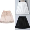 sous vêtements bactériens jk, respirant, fin, kawaii, anti éclairage, sous jupe à bord en dentelle, robe en soie, jupons pour femmes