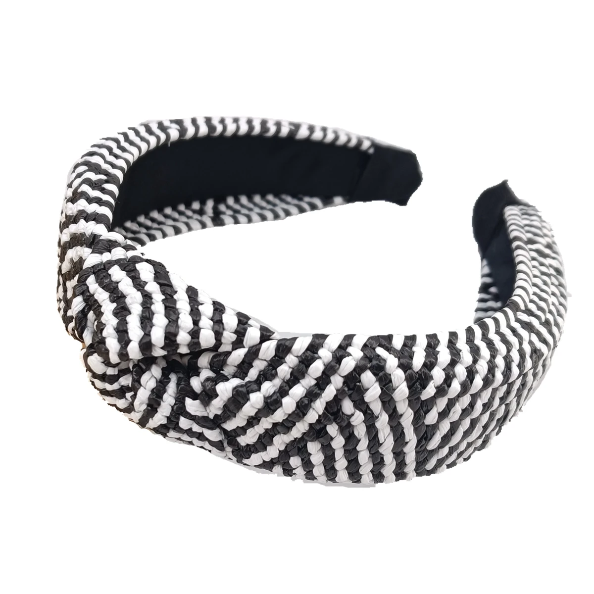 accessoires pour cheveux avec nœud en paille, tendance et élégant, tissé à larges bords, cerceau pour cheveux distinctif simple et à la mode pour femmes accessoires pour cheveux avec nœud en paille, tendance et élégant, tissé à larges bords, cerceau pour cheveux distinctif simple et à la mode pour femmes