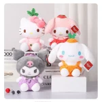 Jouets en peluche animaux de dessin animé, poupées en peluche mignonnes, Sanurgente, légumes, Cinnamoroll, hellokitty, Pochacco, Melody, Kuromi, oreillers en peluche Jouets en peluche animaux de dessin animé, poupées en peluche mignonnes, Sanurgente, légumes, Cinnamoroll, hellokitty, Pochacco, Melody, Kuromi, oreillers en peluche