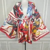 décontracté été plage porter des kimonos courts boho imprimé femmes africaines mini cardigans match écharpe vacances femmes musulmanes caftan kimono