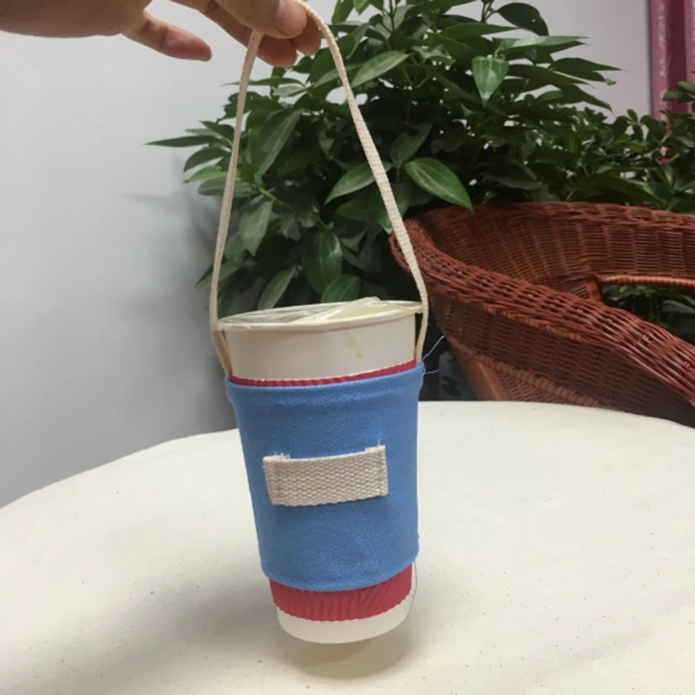 sac en toile de protection de l'environnement, ensemble de tasses à cliquets universels, sac à thé au lait décontracté, porte gobelet, accessoires de tasse sac en toile de protection de l'environnement, ensemble de tasses à cliquets universels, sac à thé au lait décontracté, porte gobelet, accessoires de tasse
