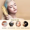 brosse de massage de tête premium pour cuir chevelu, masseur de cheveux japonais, brosse à shampoing, brosse démêlante en plastique humide, peigne de nettoyage des cheveux, or rose
