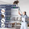 plumeau mini plumeau autruche extensible, lavable et réutilisable, plumeau pour ventilateur de plafond, meubles aveugles, outil de nettoyage de la maison