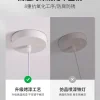 style japonais wabi sabi suspension étude café salle à manger chambre led suspension ronde papier de riz lustre chambre décor luminaire