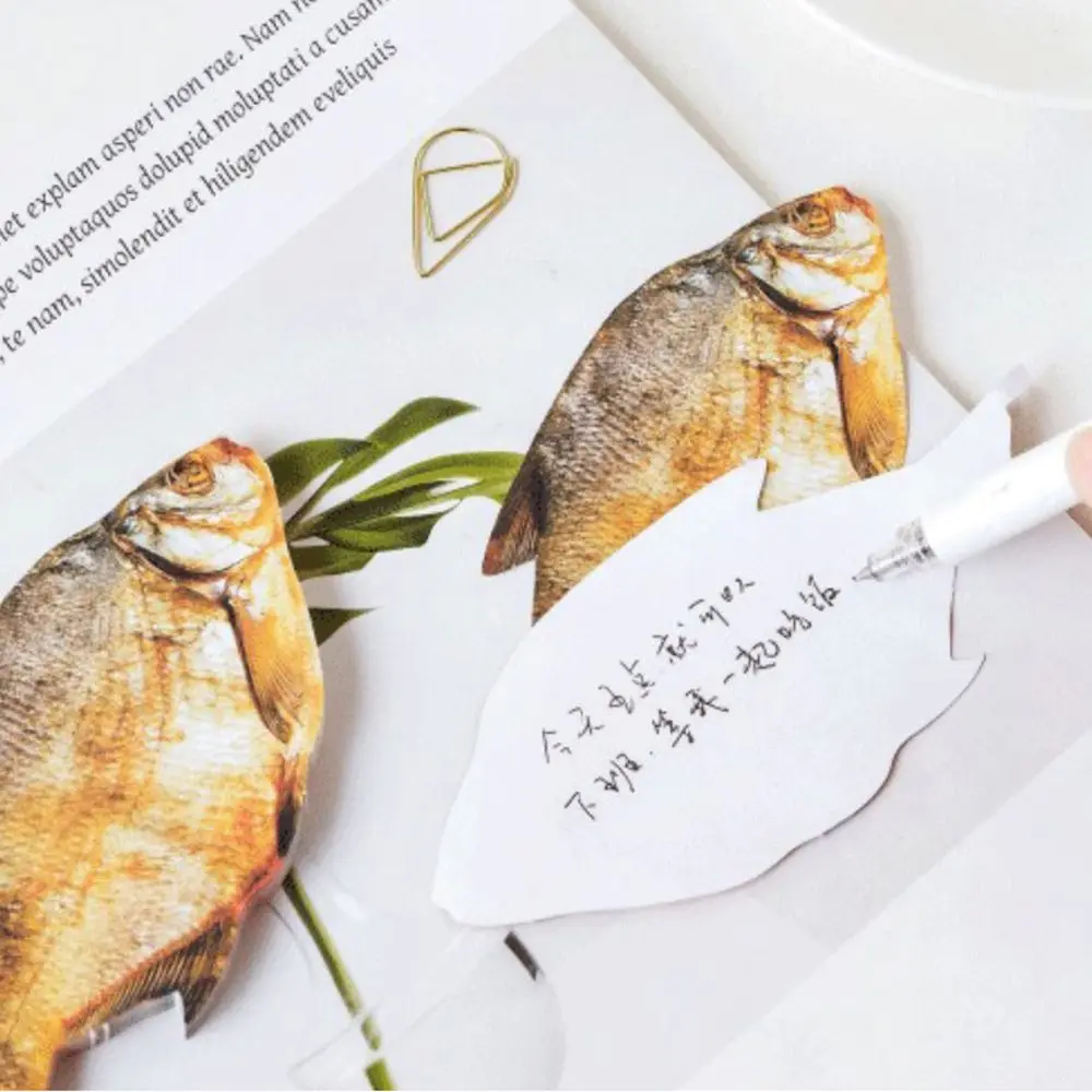 bloc notes auto adhésif de style japonais pour étudiants, notes autocollantes, simulation de viande de poisson, fournitures de papeterie scolaire, bloc notes, cadeau bloc notes auto adhésif de style japonais pour étudiants, notes autocollantes, simulation de viande de poisson, fournitures de papeterie scolaire, bloc notes, cadeau