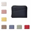 portefeuille court en cuir pu pour filles, pochette pour pièces de monnaie japonaise, plusieurs fentes pour cartes, couleur unie, grande capacité, porte carte d'orgue, cadeau