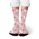 Chaussettes fantaisistes sur le thème du cochon, adultes amusants et adorables, imprimés de cochon charmants et mignons, confort imbattable