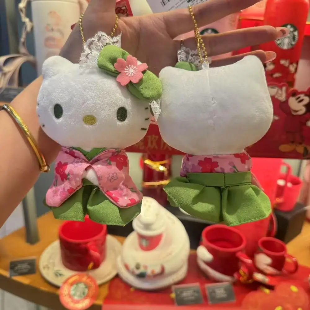 limite sanrio sakura matcha kimono hello kitty peluche poupée porte clés dessin animé kitty chat sac accessoires ornement porte clés limite sanrio sakura matcha kimono hello kitty peluche poupée porte clés dessin animé kitty chat sac accessoires ornement porte clés