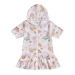 Enfants filles maillot de bain couvrir été sirène imprimé fermeture éclair à capuche plage couvrir éruptions cutanées pour enfant en bas âge maillot de bain Enfants filles maillot de bain couvrir été sirène imprimé fermeture éclair à capuche plage couvrir éruptions cutanées pour enfant en bas âge maillot de bain