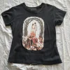 Été emo filles y2k style vêtements harajuku imprimer grunge hauts courts femmes 90s t shirts mode goth bébé t shirts hauts courts 2000s