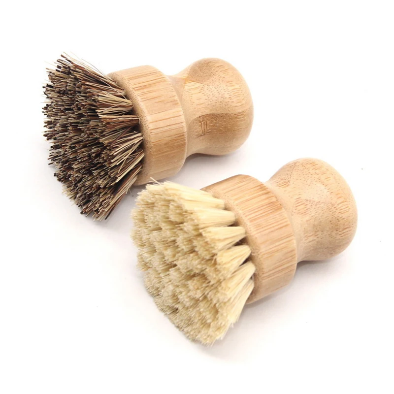 brosses à récurer en bambou pour la vaisselle, épurateurs de livres en bois de cuisine pour laver la poêle en fonte, pot, poils en sisal naturel brosses à récurer en bambou pour la vaisselle, épurateurs de livres en bois de cuisine pour laver la poêle en fonte, pot, poils en sisal naturel