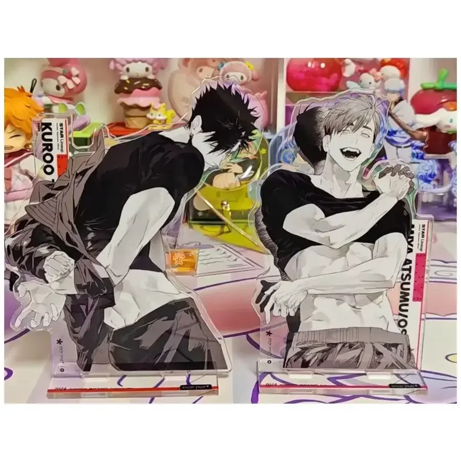 Haikyuu – support en acrylique série de reliure, figurine Kuroo Tetsurou Miya Atsumu Standee, Collection de marchandises Anime, accessoires de décoration de bureau Haikyuu – support en acrylique série de reliure, figurine Kuroo Tetsurou Miya Atsumu Standee, Collection de marchandises Anime, accessoires de décoration de bureau