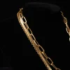 collier pendentif géométrique en or pour femme, ensemble de bijoux multicouches, cadeaux de mode boho, document