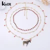 collier pendentif zèbre en émail personnalisé, 1 pièce, bijoux tendance vintage en métal, boucles d'oreilles zèbre pour femmes
