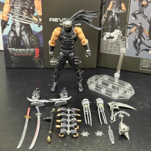 Kaiyodo Revoltech 1/12 incroyable Yamaguchi Ryu Hayabusa Ninja Gaiden Anime figurine Collection Ko modèle jouets poupée ornement