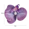 pince à cheveux en tissu fleur orchidée papillon style coréen orchidée fleur épingle à cheveux style bohème femme cheveux accessoires fille pince à cheveux
