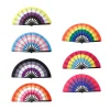 Arcs-en-ciel pliant ventilateur coloré ventilateur LGBTs Gay Pride fête été ventilateur de refroidissement Festival de musique