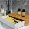 Organisateur de rangement d&rsquo;articles de toilette d&rsquo;hôtel en bois de bambou de Style japonais, ensemble de dents de chambre d&rsquo;hôtel extractible, boîte de rangement, plateau d&rsquo;aromathérapie