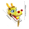 accessoires tête de dragon chinois pour adultes, 400 grammes, exercice de fitness, danse, fournitures de festival du nouvel an