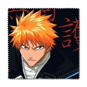 Lunettes en flanelle à l&rsquo;eau de javel, 1 pièce, tissu propre, vêtements à lentilles Kurosaki Ichigo