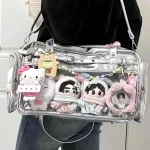Pochettes transparentes pour poupée, Itabags japonais, multi-poches, uniformes JK, sacs à bandoulière de grande capacité, sacs d&rsquo;étudiant Harajuku, cadeaux pour filles