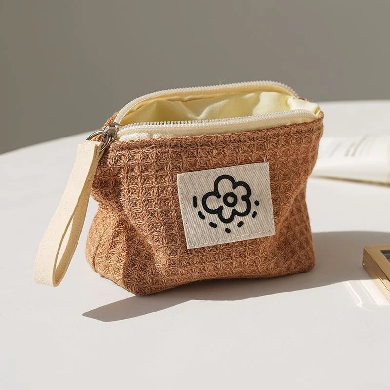 porte monnaie japonais mignon simple gaufre porte monnaie sac de poignet pour femme été fleur nouveau sac porte monnaie japonais mignon simple gaufre porte monnaie sac de poignet pour femme été fleur nouveau sac
