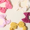5 pièces mignon arcs bébé bandeau doux élastique bébé fille bandes de cheveux pour nouveau né infantile turban chapeaux bébé cheveux accessoires