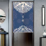 Rideau chinois à motif de bon augure, pour porte de cuisine, de Restaurant, d’entrée, demi-rideaux, cloison de maison suspendue Rideau chinois à motif de bon augure, pour porte de cuisine, de Restaurant, d’entrée, demi-rideaux, cloison de maison suspendue