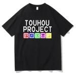 Anime TouHou projet bienvenue enfer t-shirt 2025 femmes coton vêtements Harajuku vêtements été hauts unisexe graphique haut respirant