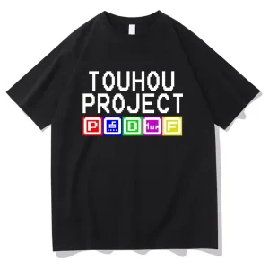 Anime TouHou projet bienvenue enfer t-shirt 2025 femmes coton vêtements Harajuku vêtements été hauts unisexe graphique haut respirant