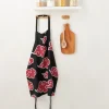 tablier de répétition à motif akatsuki pour la cuisine, fournitures de cuisine, veste de chef de serveur pour hommes