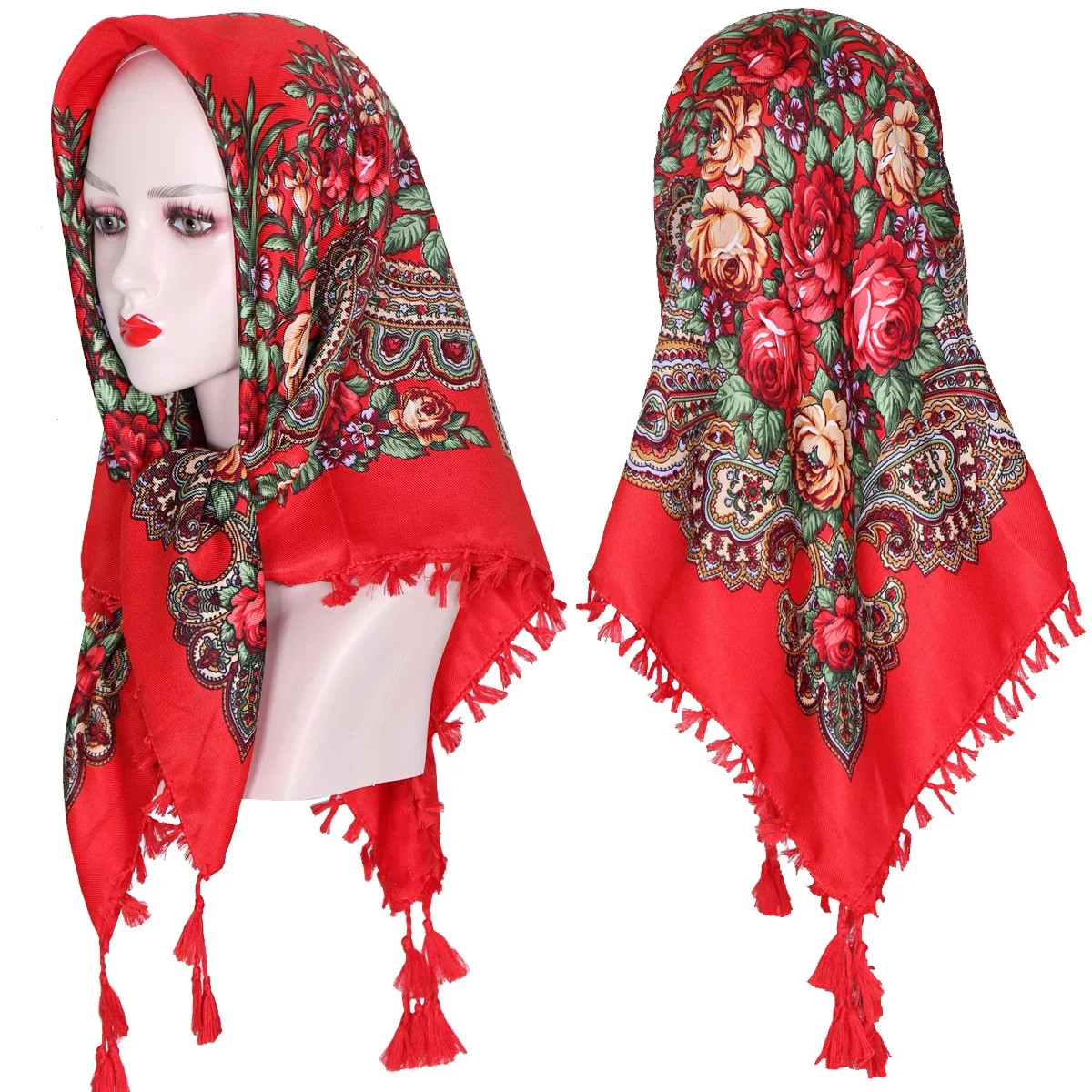 2025 fleur hijab femmes châle écharpe enveloppement chaud bohême impression foulard carré oreille de blé foulard hiver 2025 fleur hijab femmes châle écharpe enveloppement chaud bohême impression foulard carré oreille de blé foulard hiver