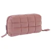 pochette à stylos simple en forme d'oreiller, boîte à crayons créative matelassée de grande capacité, trousse de toilette de voyage en coton, sac de rangement de maquillage