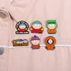 broches de dessin animé kawaii, badges en métal, personnage de dessin animé japonais et coréen, passionnés de cosplay, collection d'épingles à revers non perçantes