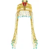 serre tête égyptien pour femmes, couronne serpent, bandeau perlé, costume égyptien pour femmes, accessoire de coiffure perlée