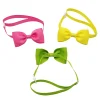 (10 pièces/lot) mode nœud papillon pour chiens cravate réglable pour chat couleurs unies chiot accessoires de toilettage fournitures pour animaux de compagnie