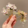 peigne à cheveux classique élégant, bâton de cheveux de style chinois, fleur en forme de u, épingle à cheveux cheongsam pour accessoires hanfu