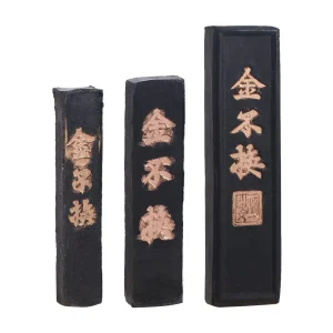 Bâton d’encre de calligraphie noire vintage, encre de meulage traditionnelle, fournitures d’art Bâton d’encre de calligraphie noire vintage, encre de meulage traditionnelle, fournitures d’art