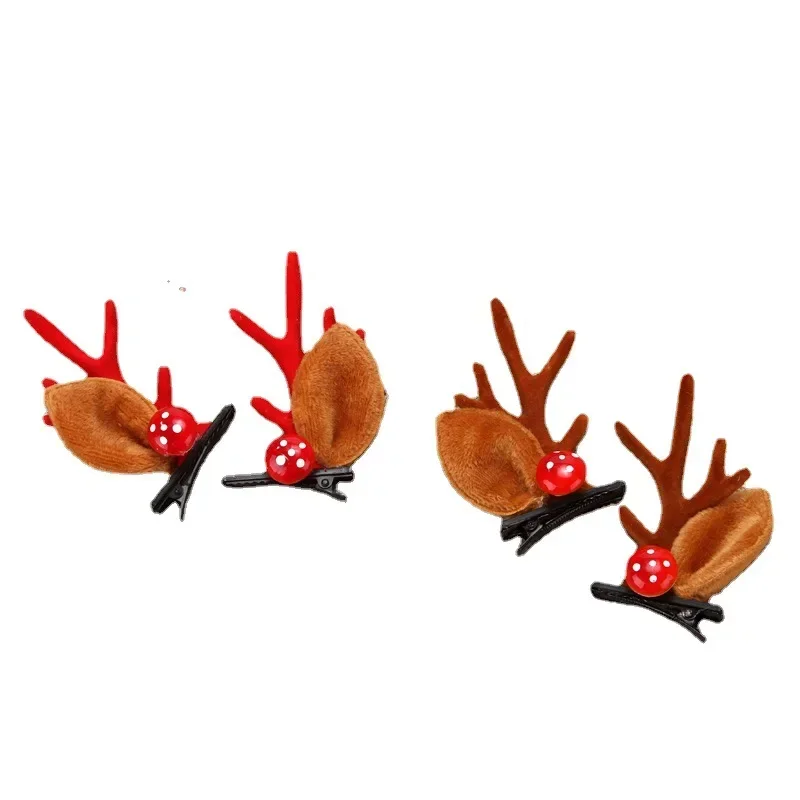 pinces à cheveux en bois de noël pour fille, ornements de noël, cadeau de décoration joyeux noël, accessoires de cheveux elk, bonne année pinces à cheveux en bois de noël pour fille, ornements de noël, cadeau de décoration joyeux noël, accessoires de cheveux elk, bonne année