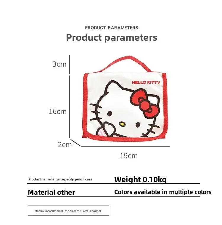kawaii sanrio sac hello kitty kuromi grande capacité pliant dessin animé sac de maquillage mignon voyage portable cosmétiques brosse sac de rangement kawaii sanrio sac hello kitty kuromi grande capacité pliant dessin animé sac de maquillage mignon voyage portable cosmétiques brosse sac de rangement