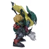 mha – figurine de dessin animé midoriya izuku, style noirci, figurine midoriya izuku, modèle d'ornement, collection, statue, poupée, cadeau