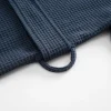 robe à capuche à manches longues pour hommes – tissu tissé gaufré 100 % coton, peignoir absorbant et respirant de qualité supérieure (l 3xl, coupe décontractée)