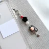 breloque de téléphone kaonashi kawaii no face, charme de téléphone anime, charme de téléphone inspiré de studio ghibli, breloque en résine
