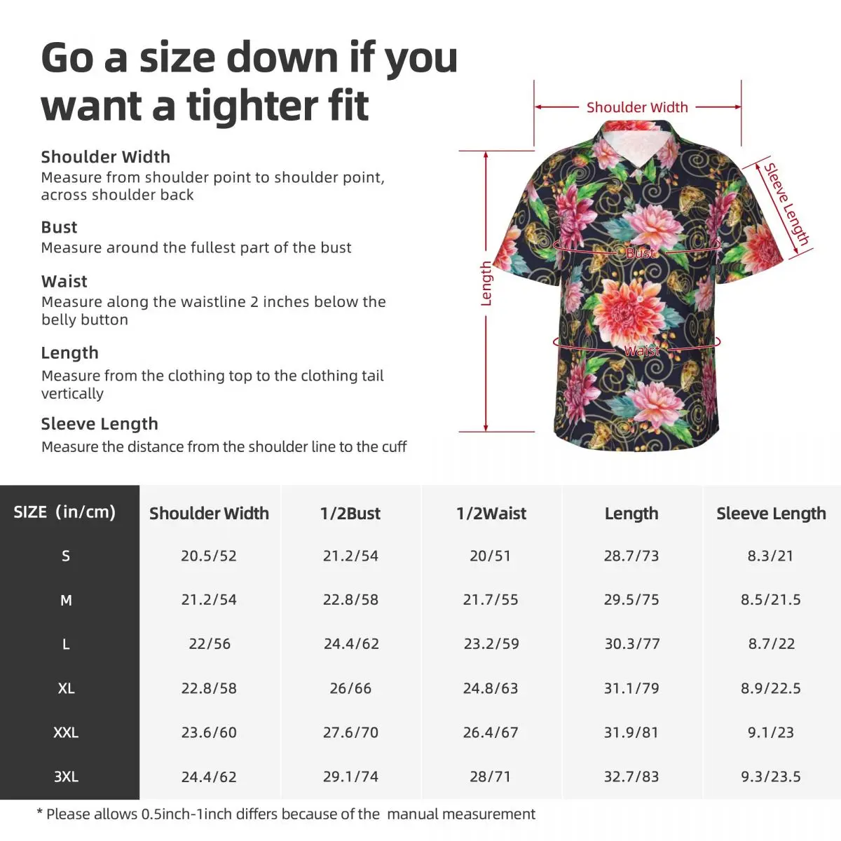 chemise hawaïenne de style baroque pour hommes, vacances, fleurs de dahlia imprimées, chemises décontractées, manches courtes, streetwear, chemisiers surdimensionnés graphiques chemise hawaïenne de style baroque pour hommes, vacances, fleurs de dahlia imprimées, chemises décontractées, manches courtes, streetwear, chemisiers surdimensionnés graphiques